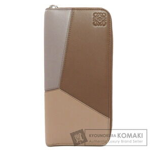 Loewe Puzzle Zip Around Wallet Calfskin Leather